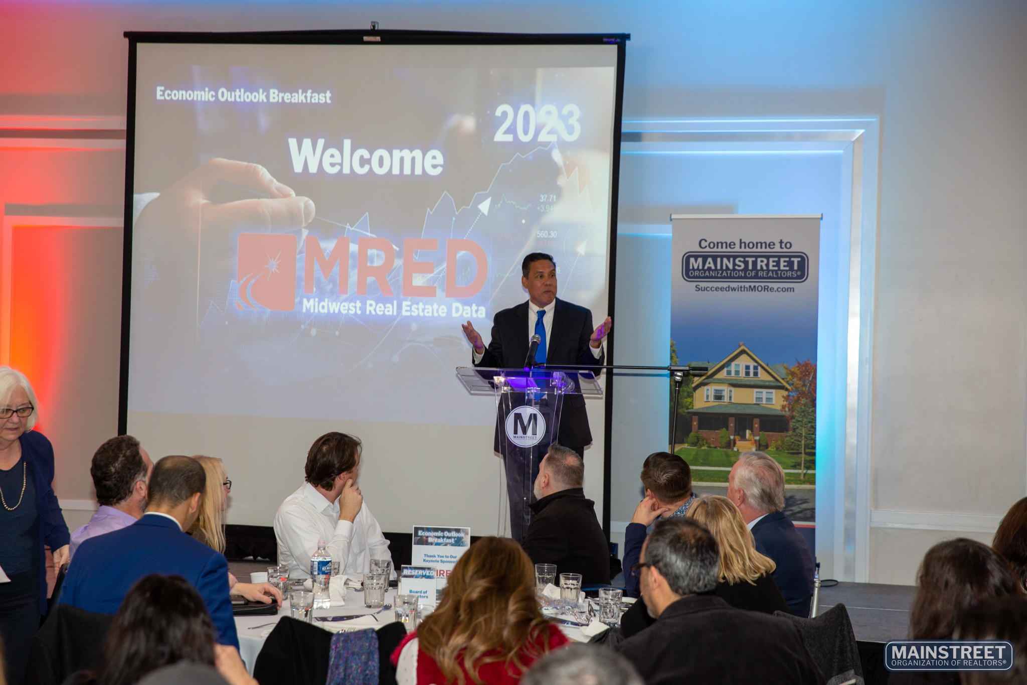 Dr. Anthony Chan at the Economic Outlook Breakfast